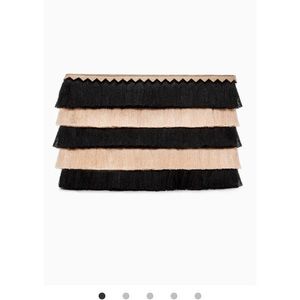 Stella &Dot Eloise clutch - Black/Blush